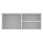 Armário De Cozinha Aéreo 100% Mdf 2 Portas De Correr De Vidro