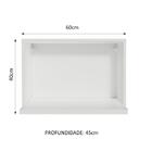 Armário De Cozinha Aéreo 100% Mdf 60 Cm Com Nicho Para Forno