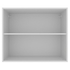 Armário De Cozinha Aéreo 100% Mdf 80 Cm Porta Branco Brilho A