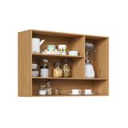 Armário De Cozinha Aéreo 105cm 3 Portas 1 Nicho Veneza Itatia