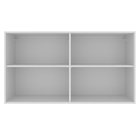 Armário De Cozinha Aéreo 120 Cm 2 Portas Com Vidro Branco/rus