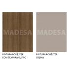 Armário De Cozinha Aéreo 120 Cm 2 Portas Com Vidro Rustic/cre