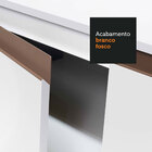 Armário De Cozinha Aéreo 120 X 50 Cm 2 Portas Branco Reims Ma