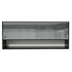 Armário De Cozinha Aéreo 120cm 2 Portas Correr Vidro Neutral