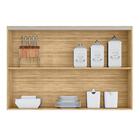 Armário De Cozinha Aéreo 120cm 2 Portas Minsk Z06 Freijó/soft