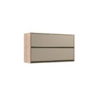 Armário De Cozinha Aéreo 120cm 2 Portas New Atena Salmão/nude