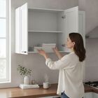 Armário De Cozinha Aéreo 120cm 3 Portas 100% Mdf Phoenix Móve