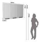 Armário De Cozinha Aéreo 120cm 3 Portas 100% Mdf Phoenix Móve