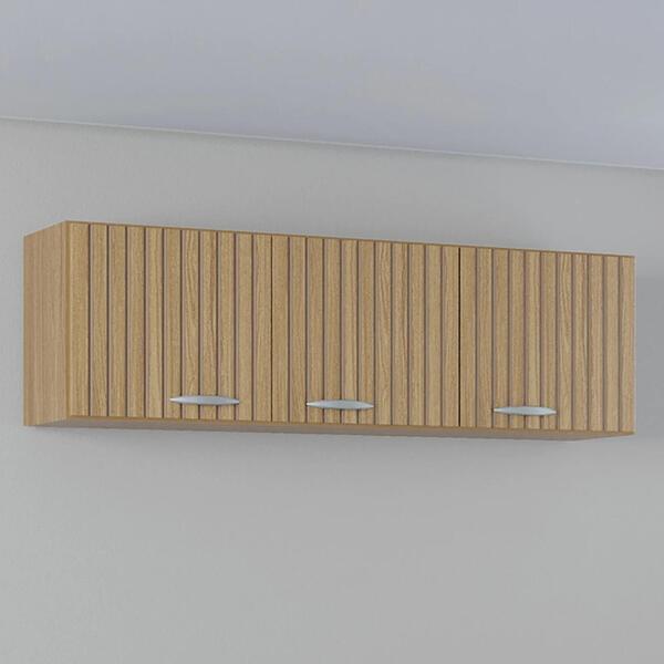 Armário De Cozinha Aéreo 120cm Classic Ripado Damasco Z46 - M