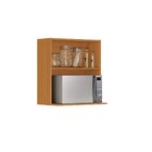 Armário De Cozinha Aéreo 1 Porta Basculante 70cm E Nicho Para