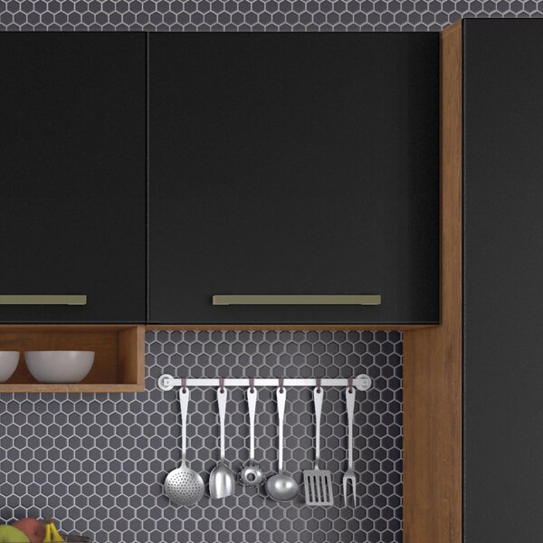 Armário De Cozinha Aéreo 1 Porta Color Plus Zanzini Natura/pr