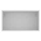 Armário De Cozinha Aéreo 1 Porta Suspensa Branco/rustic Glamy