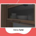 Armário De Cozinha Aéreo 2 Portas Basculantes Organizador Mul