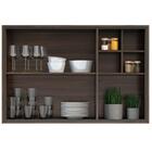 Armário De Cozinha Aéreo 2 Portas Basculantes Organizador Mul