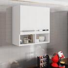 Armario De Cozinha Aereo 2 Portas Branco Argelia Brienza