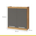 Armário De Cozinha Aéreo 2 Portas Burguesa Premium  100% Mdf