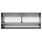 Armário De Cozinha Aéreo 2 Portas De Correr De Vidro Pontilha