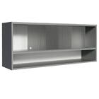 Armário De Cozinha Aéreo 2 Portas De Correr De Vidro Pontilha