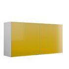 Armário De Cozinha Aéreo 2 Portas Quadria  Amarelo Suécia