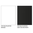 Armário De Cozinha Aéreo 35 Cm 1 Porta Branco/preto Glamy Mad