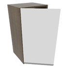 Armário De Cozinha Aéreo 35 Cm 1 Porta Rustic/branco Glamy Ma