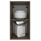 Armário De Cozinha Aéreo 35 Cm 1 Porta Rustic/branco Glamy Ma