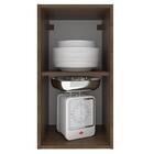 Armário De Cozinha Aéreo 35 Cm 1 Porta Rustic/cinza Agata Mad