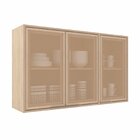 Armario De Cozinha Aereo 3 Portas Com Vidro Karine  Carvalho