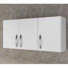 Armário De Cozinha Aéreo 3 Portas Life Arte Móveis Branco