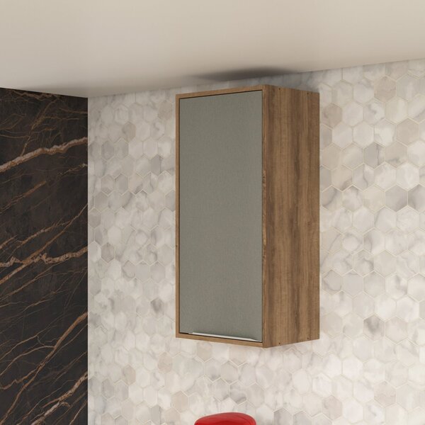 Armário De Cozinha Aéreo 40cm 1 Porta Lavínia Amêndoa/niágara