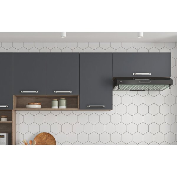 Armário De Cozinha Aéreo 4 Portas 1 Nicho 190cm Vegas Itatiai