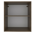 Armário de Cozinha Aéreo 60 cm 1 Porta Rustic/Branco Glamy Ma