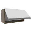 Armário de Cozinha Aéreo 60 cm 1 Porta Rustic/Branco Glamy Ma