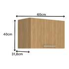 Armário De Cozinha Aéreo 60cm 1 Porta Basculante Copacabana M