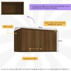 Armário De Cozinha Aéreo 60cm Com 1 Porta Basculante Toronto