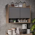 Armário De Cozinha Aéreo 70 5 Cm 2p Com Nicho Colin Freijó/gr