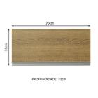 Armário De Cozinha Aéreo 70 Cm 1 Porta Basculante Branco/rust