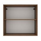 Armário De Cozinha Aéreo 70 Cm 2 Portas Rustic/cinza Agata Ma