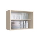 Armário De Cozinha Aéreo 70cm 2 Portas Cook  Nature/madeira