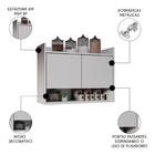 Armário De Cozinha Aéreo 71cm 2 Portas 1 Nicho Ceci Z34 Branc