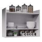 Armário De Cozinha Aéreo 71cm 2 Portas 1 Nicho Ceci Z34 Branc