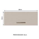 Armário De Cozinha Aéreo 80 Cm 1 Porta Basculante Branco/crem