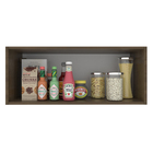 Armário De Cozinha Aéreo 80 Cm 1 Porta Rustic/branco Glamy Ma