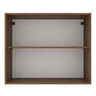 Armário De Cozinha Aéreo 80 Cm 2 Portas Rustic/branco Agata M