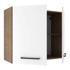 Armário De Cozinha Aéreo 80 Cm 2 Portas Rustic/branco Agata M