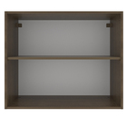 Armário De Cozinha Aéreo 80 Cm 2 Portas Rustic/branco Glamy M