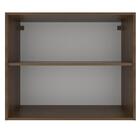 Armário De Cozinha Aéreo 80 Cm 2 Portas Rustic/cinza Agata Ma