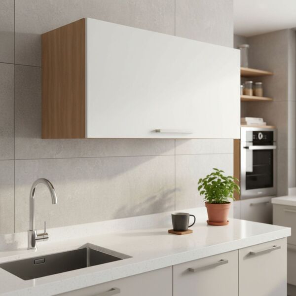 Armário De Cozinha Aéreo 80cm 1 Porta Basculante Copacabana M