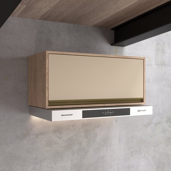 Armário De Cozinha Aéreo 80cm 1 Porta New Athena Móveis Sul S