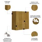 Armário De Cozinha Aéreo 80cm 2 Portas Minsk Z06 Freijó - Mpo